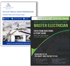 NC Electrical Exam Prep for Unlimited, Limited, Intermediate Licenses - Student Manual and Study Guide (2-Book Set)
