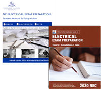 NC Electrical Exam Prep for Unlimited, Limited, Intermediate Licenses - Student Manual and Study Guide (2-Book Set)